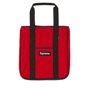 Supreme Polartec Tote Red